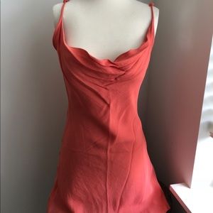 Coral Scoop Neck Dress size US S